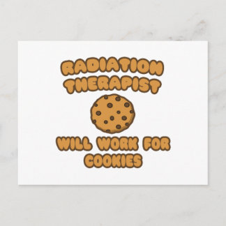 Bestralingstherapeut.. Werkt voor cookies Briefkaart