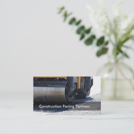 bestrating visitekaartje (Staand voorkant)