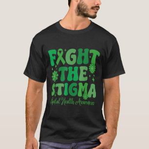 Bestrijd het stigma dat Leopard Mental Health bewu T-shirt