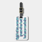 Bestrijd huidkanker, passeer het Pet, Hakuna Matat Bagagelabel (Voorkant verticaal)