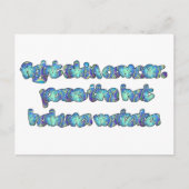 Bestrijd huidkanker, passeer het Pet, Hakuna Matat Briefkaart (Voorkant)