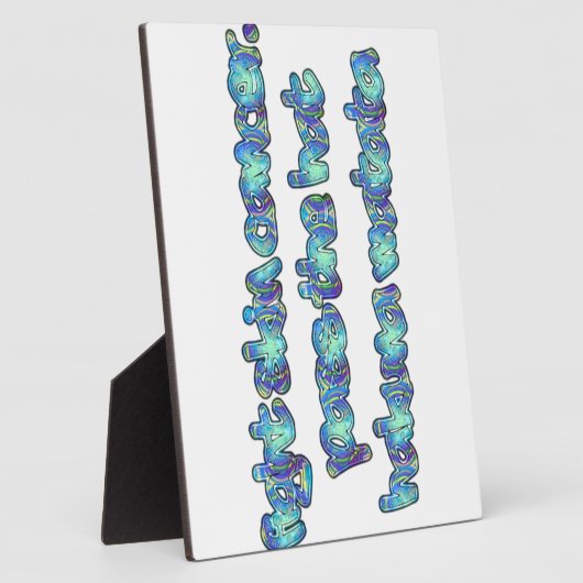 Bestrijd huidkanker, passeer het Pet, Hakuna Matat Fotoplaat (Zijkant)