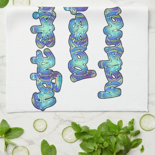 Bestrijd huidkanker, passeer het Pet, Hakuna Matat Theedoek (Gevouwen)