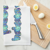 Bestrijd huidkanker, passeer het Pet, Hakuna Matat Theedoek (Quarter Fold)