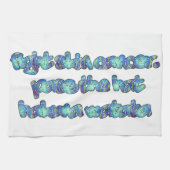 Bestrijd huidkanker, passeer het Pet, Hakuna Matat Theedoek (Horizontaal)