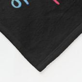 Bestrijd kanker in alle kleuren verspreid de hoop  fleece deken (Hoek)