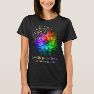 Bestrijd kanker in alle kleuren verspreid de hoop  t-shirt