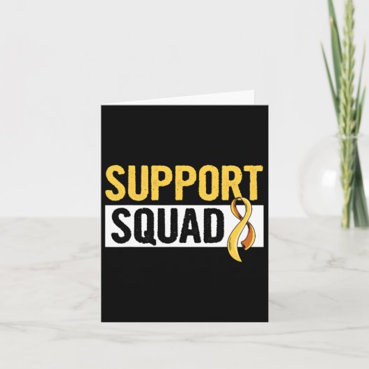 Bestrijd kinderkanker citaat voor een kinderkanker kaart (Voorkant)