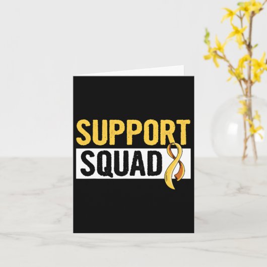 Bestrijd kinderkanker citaat voor een kinderkanker kaart (Gele Bloem)