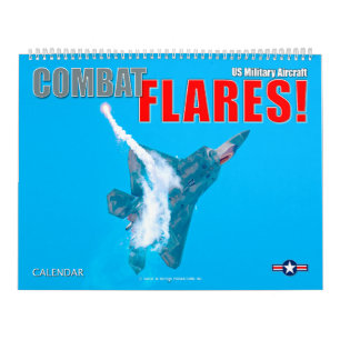 BESTRIJD VLAMMEN! Amerikaans militair Vliegtuig Kalender