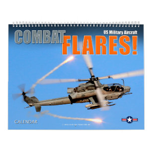 BESTRIJD VLAMMEN! Amerikaans militair Vliegtuig Kalender