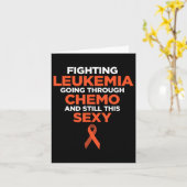 Bestrijden Leukemie Chemo Y Kanker Quote _ Gift Kaart (Gele Bloem)