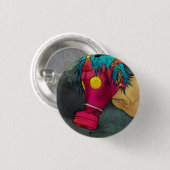 BESTRIJDEN RONDE BUTTON 3,2 CM (Voorkant /achterkant)