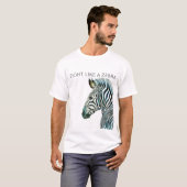 Bestrijding als een Zebra EDS Awareness T-Shirt (Voorkant volledig)