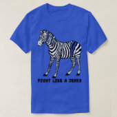 BESTRIJDING ALS EEN ZEBRA EDS T-SHIRT (Design voorkant)