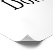 BESTRIJDING Illegii non carborundum is een mockLat Poster (Hoek)