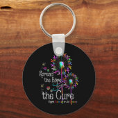 Bestrijding kanker in alle kleuren en elke kleuren sleutelhanger (Voorkant)