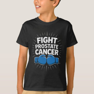 Bestrijding Prostaatkanker Bokshandschoenen Impact T-shirt