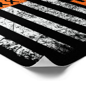 bestrijding.steun voor leukemie Bewustheid oranje  Poster (Hoek)