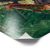 Bestrijding tussen een tijger en een buffel | H Ro Foto Afdruk (Hoek)