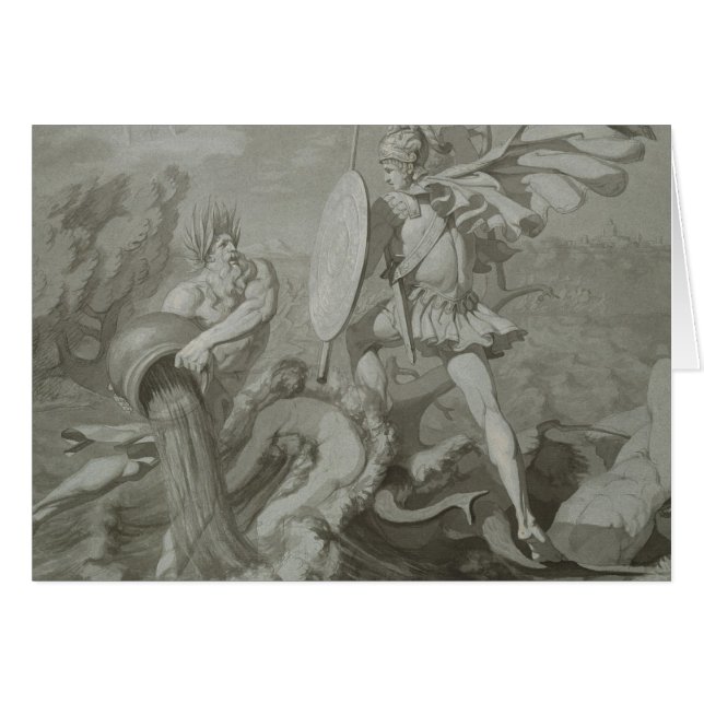 Bestrijding van Achilles met de rivier de Scamande (Voorkant Horizontaal)