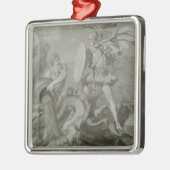 Bestrijding van Achilles met de rivier de Scamande Metalen Ornament (Links)