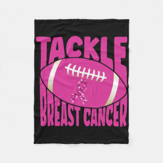 Bestrijding van borstkanker American Football Awar Fleece Deken