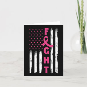 Bestrijding van borstkanker Amerikaanse vlag borst Kaart