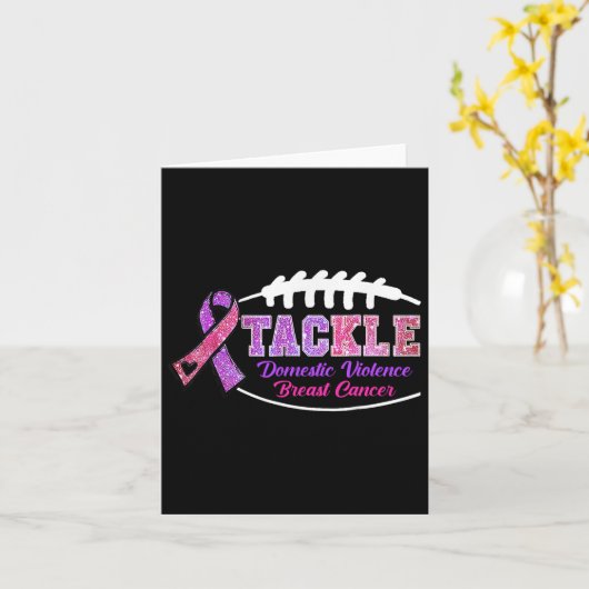 Bestrijding van borstkanker en huiselijk geweld kaart (Gele Bloem)