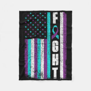 Bestrijding van de Amerikaanse vlag Zelfmoordpreve Fleece Deken