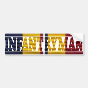 Bestrijding van de Bumpersticker van de INFANTRYMA
