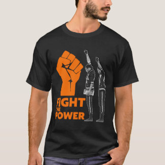 BESTRIJDING VAN DE ENERGIEZUINIGE Black Power Salu T-shirt