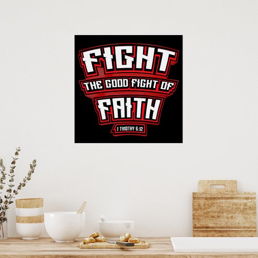 Bestrijding van de goede strijd tegen de Christeli Poster (Keuken)