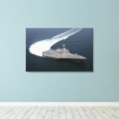 Bestrijding van de onafhankelijkheid van het schip canvas afdruk (Insitu (Houten vloer))