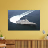 Bestrijding van de onafhankelijkheid van het schip canvas afdruk (Insitu (Woonkamer))