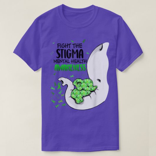 Bestrijding van de Stigma Mental Health Awareness  T-shirt (Design voorkant)