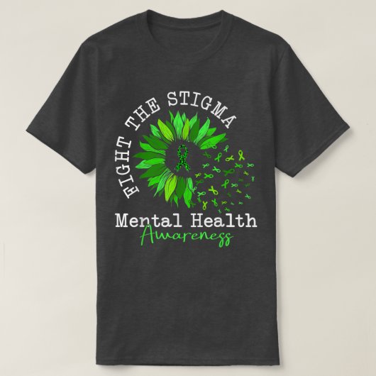 Bestrijding van de Stigma Mental Health Awareness  T-shirt (Design voorkant)