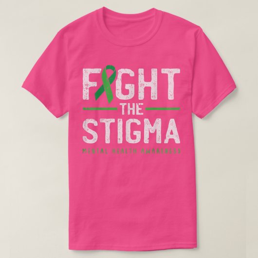 Bestrijding van de Stigma Mental Health Awareness  T-shirt (Design voorkant)