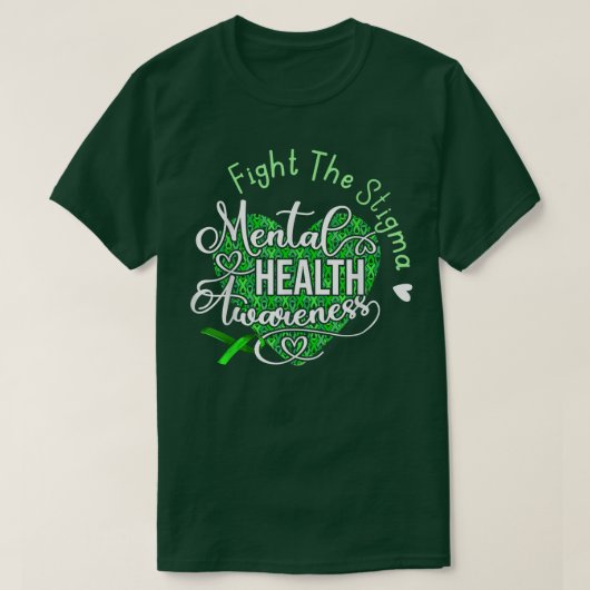 Bestrijding van de Stigma Mental Health Awareness T-shirt (Design voorkant)