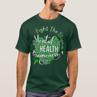 Bestrijding van de Stigma Mental Health Awareness  T-shirt