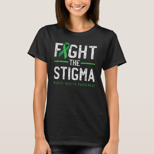 Bestrijding van de Stigma Mental Health Awareness T-shirt (Voorkant)