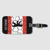 Bestrijding van de vlag van Berlijn Bagagelabel (Voorkant (horizontaal))