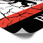 Bestrijding van de vlag van Berlijn Poster (Hoek)