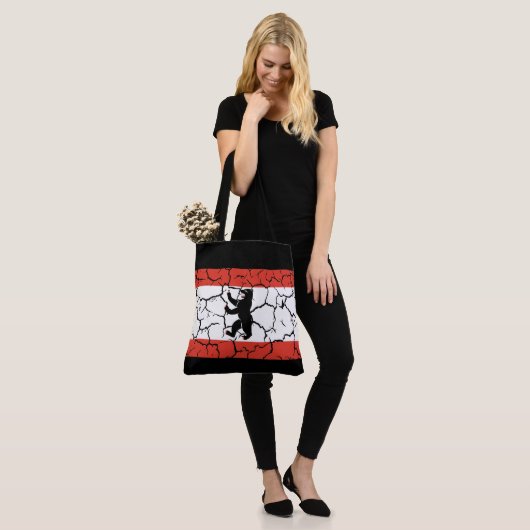 Bestrijding van de vlag van Berlijn Tote Bag (Op model)