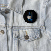 Bestrijding van diabetes bewustzijn - US Flag Supp Ronde Button 5,7 Cm (In situ)