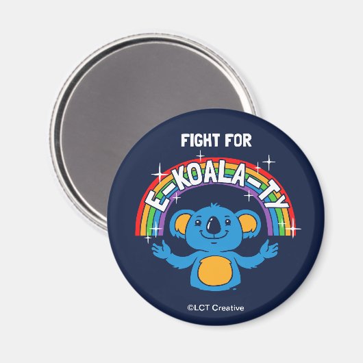 Bestrijding van E-Koala-Ty Magneet (Voorkant / Achterkant)