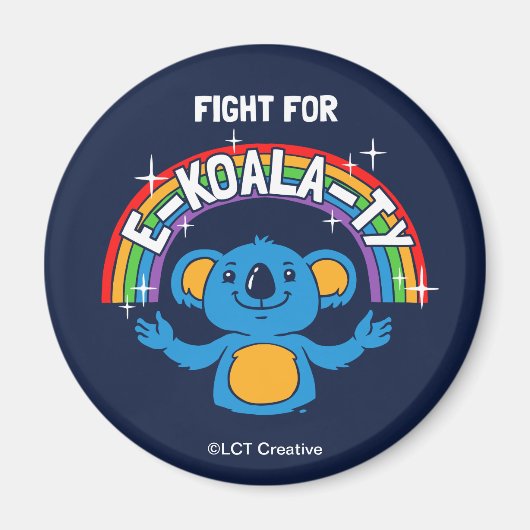 Bestrijding van E-Koala-Ty Magneet (Voorkant)