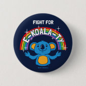 Bestrijding van E-Koala-Ty Ronde Button 5,7 Cm (Voorkant)