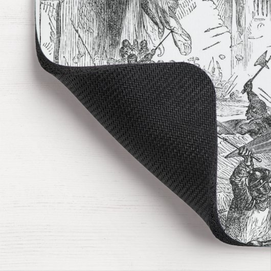 Bestrijding van Engelse en Franse overnachten Muismat (Hoek)