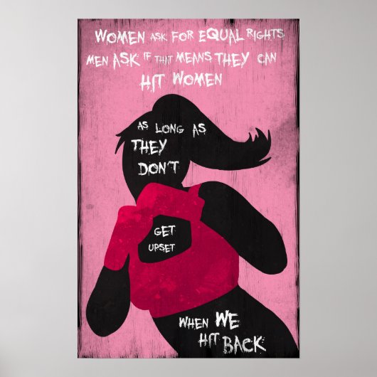 Bestrijding van feministisch Poster (Voorkant)